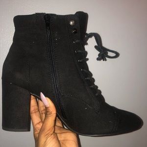 Brand new black booties